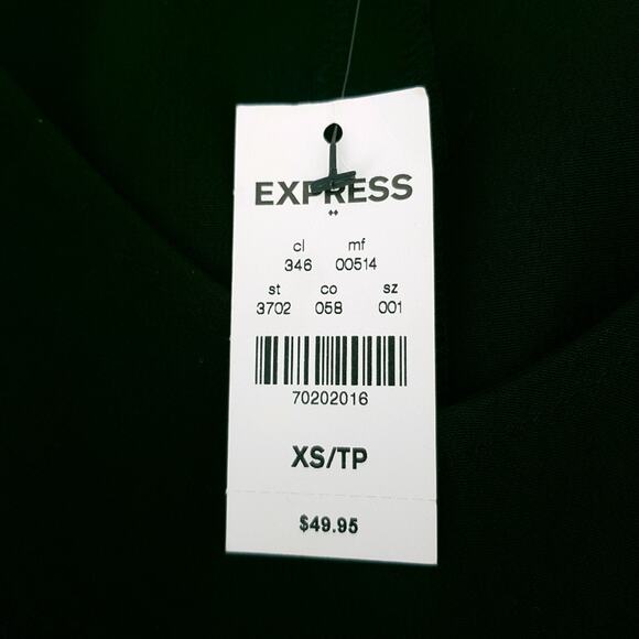 NWT Express Long Sleeve Black Shift Dress Size XS - Picture 6 of 8